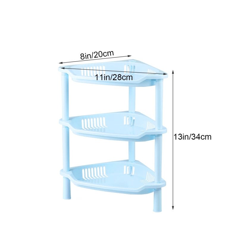 3 Layer Corner Rack Plastic - Image 2