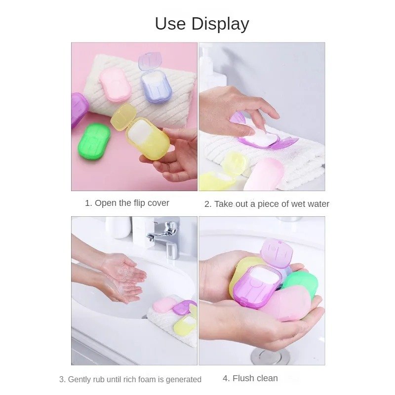 Portable Disposable Soap Paper - Image 2
