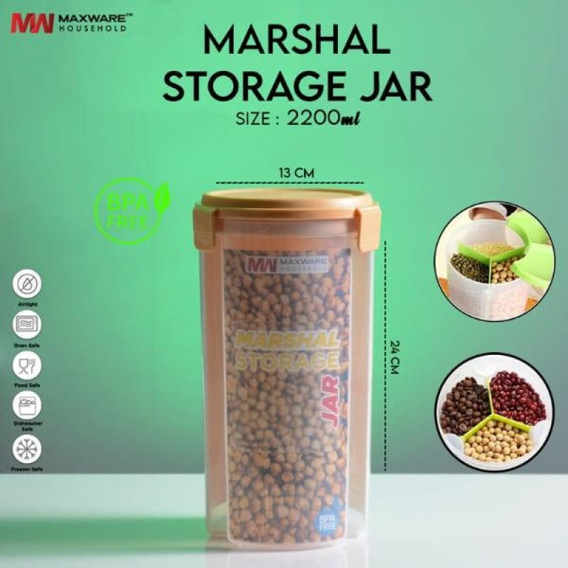 MAXWARE MARSHALL STORAGE JAR 2200ML - Image 3