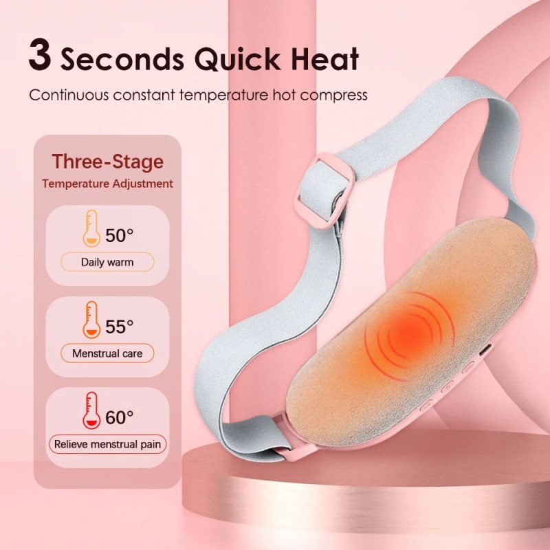 Electric Heating Pad for Menstrual Cramp Relief, - Image 4