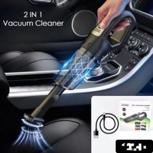 2 in 1 Cordless Car Vacuum Cleaner with HEPA Filte