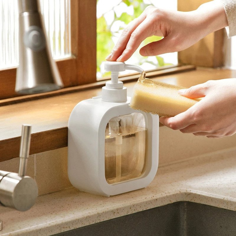 Hand Wash Dispenser Bottle Soap Dispenser for Bathroom and Kitchen - Image 3