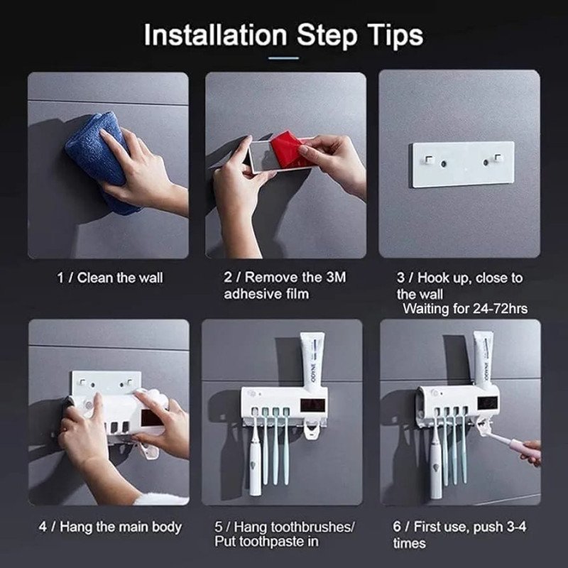 Automatic Toothpaste Sterilizer Dispenser star-fill-small star-fill-small star-fill-small star-fill-small star-fill-small - Image 3