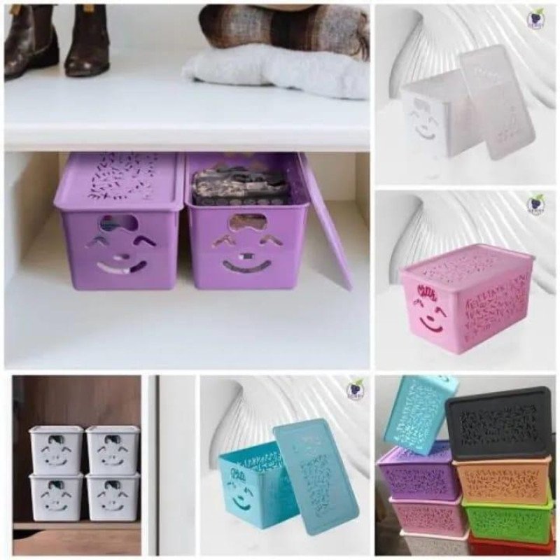3 in1 Smiley Organizer Basket Stackable - Image 4