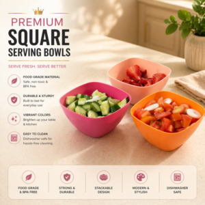 Ruby Plastic Bowl Microwave Dishwasher