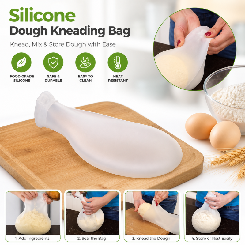 Silicone Bag Dough Kneading Bag Kitchen