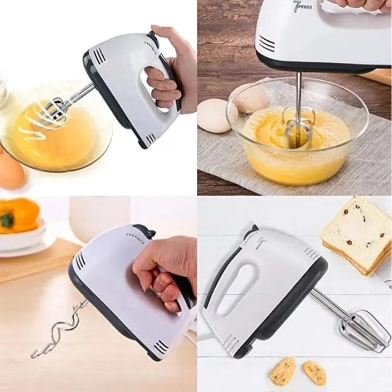 Kenwood Hand Mixer Plus KE 139 – 180W High-Performance Electric Food Mixer with 7-Speed Variable Control, Professional Stainless Steel Beaters, and Ergonomic Grip | Premium Lightweight Whisk for Baking, Cake Making, Whipping Cream, and Egg Beating | Trusted Quality Since 1947 with 2-Year Warranty - Image 2