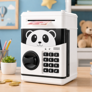 Kids Gift Cartoon Password Piggy Bank Atm