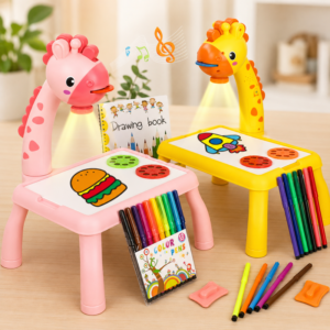 Kids LED Projector Drawing Table with Projection Board