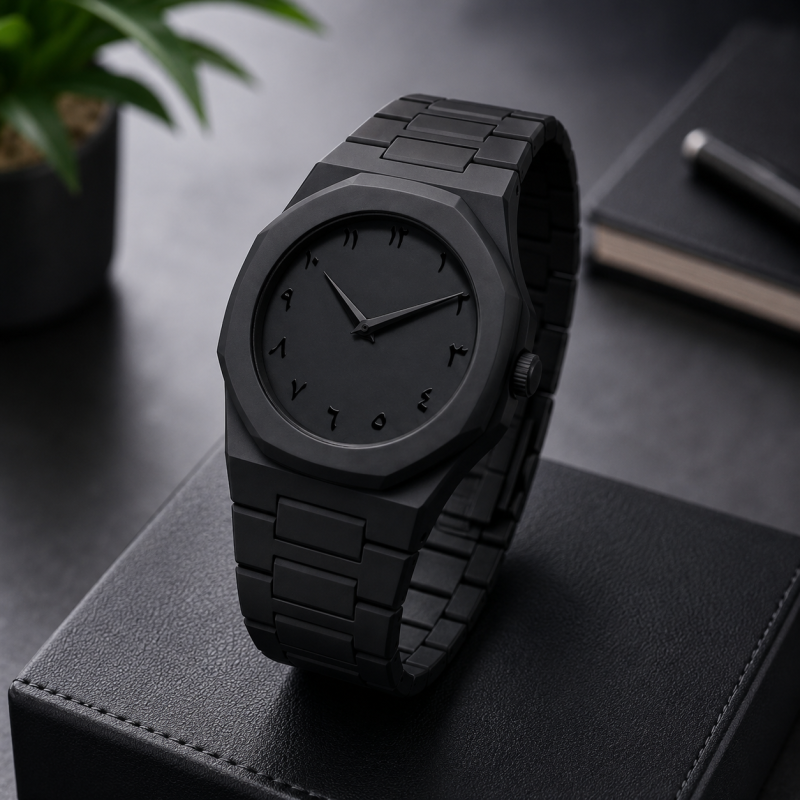 Arabic Black Aura Watch