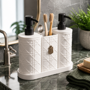 Toilet Set Soap Dispenser Pack Of 03