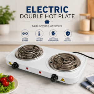 Electric stove burner double