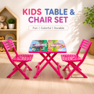 Fun fold gift set Study Table - 2 PCs Chair - Foldable Table