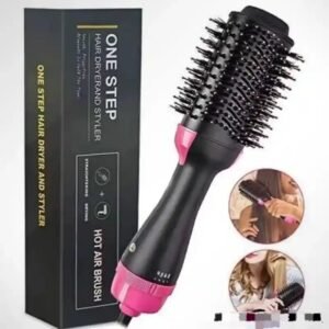 3-in-1 One Step Hot Air Straightener Brush for Hair Dryer and Styler