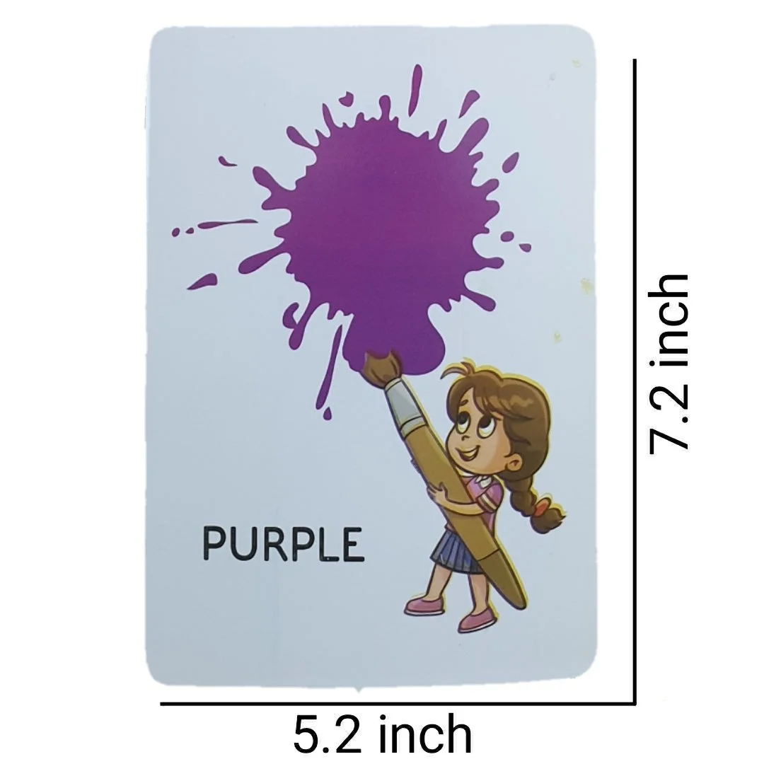 Actions, Opposite Words & Colors – Big 24 Flash Cards Set - Image 5