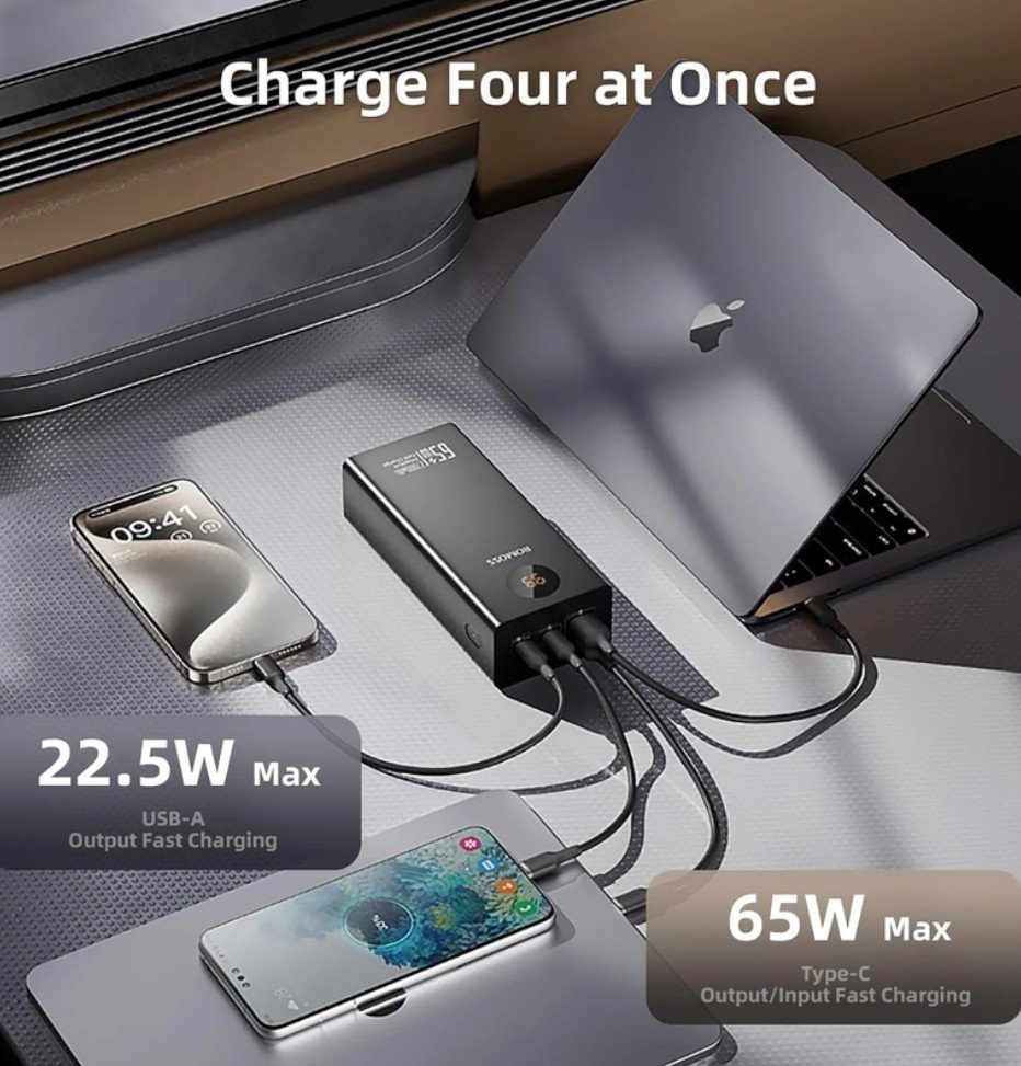 Romoss 65W 27000mAh Adaptive Fast Charge Power Bank - Image 5