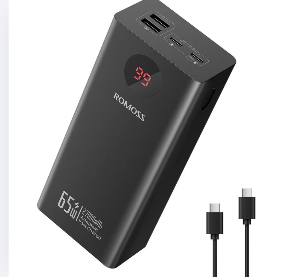 Romoss 65W 27000mAh Adaptive Fast Charge Power Bank