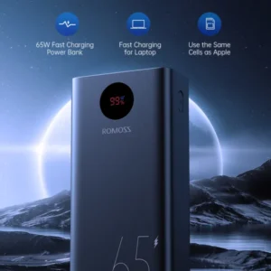 ROMOSS 40000mAh 65W Fast Charging Power Bank